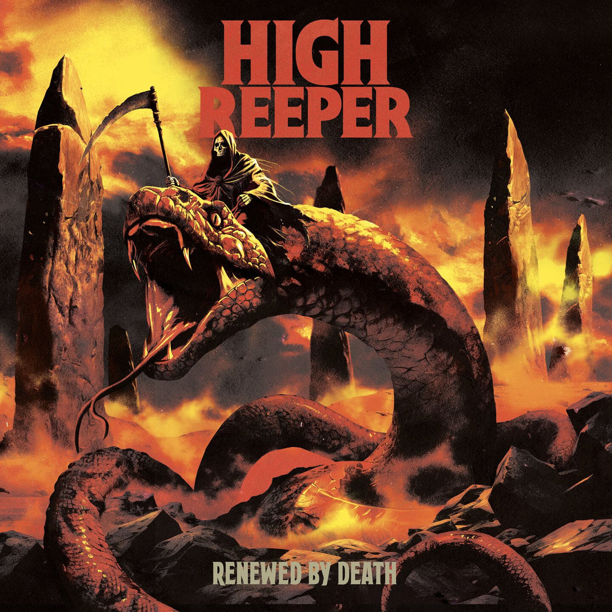 High Reeper – Renewed By Death vinyl record cover
