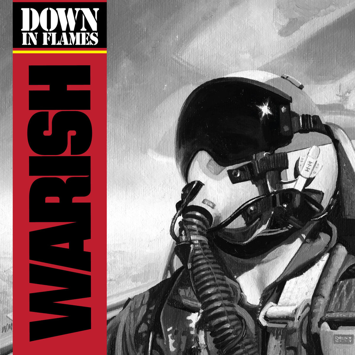 Warish – Down in Flames vinyl record cover