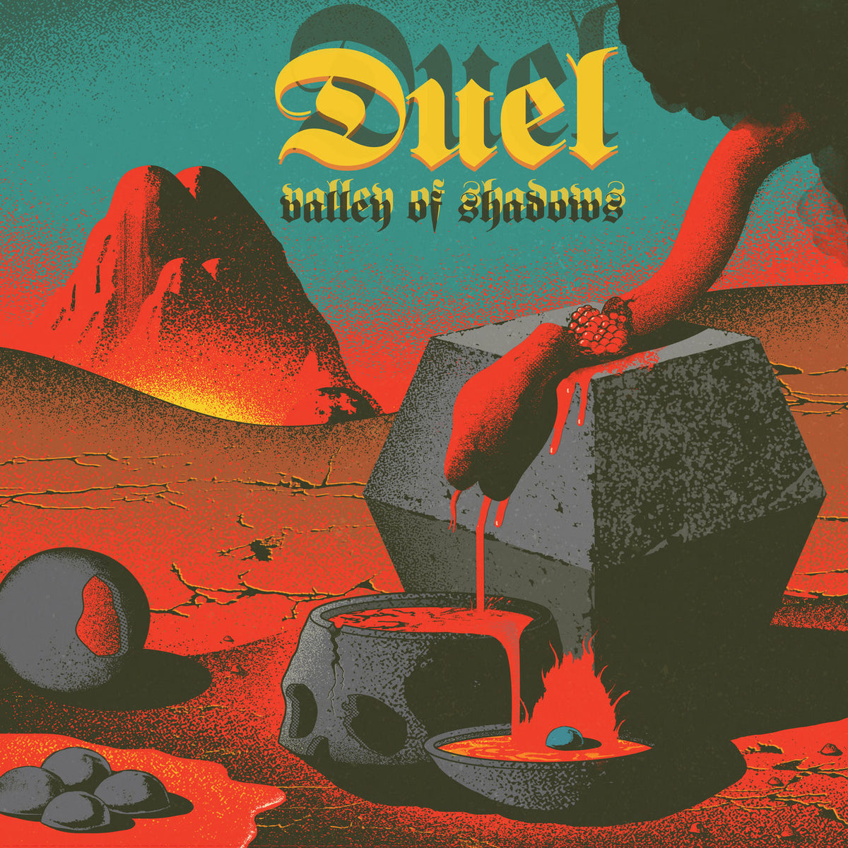Duel – Valley of Shadows vinyl record cover