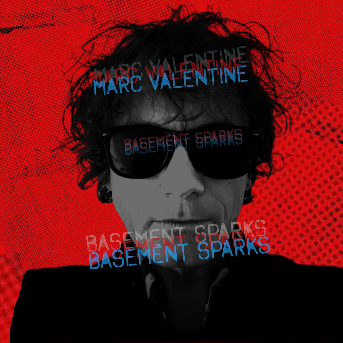 Marc Valentine – Basement Sparks vinyl record cover