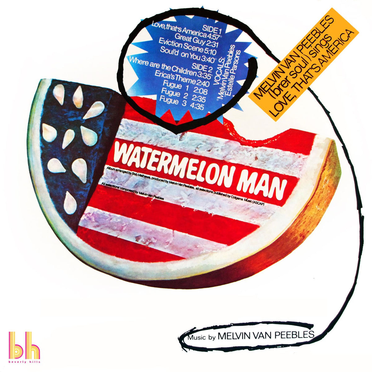 Melvin Van Peebles – Watermelon Man vinyl record cover