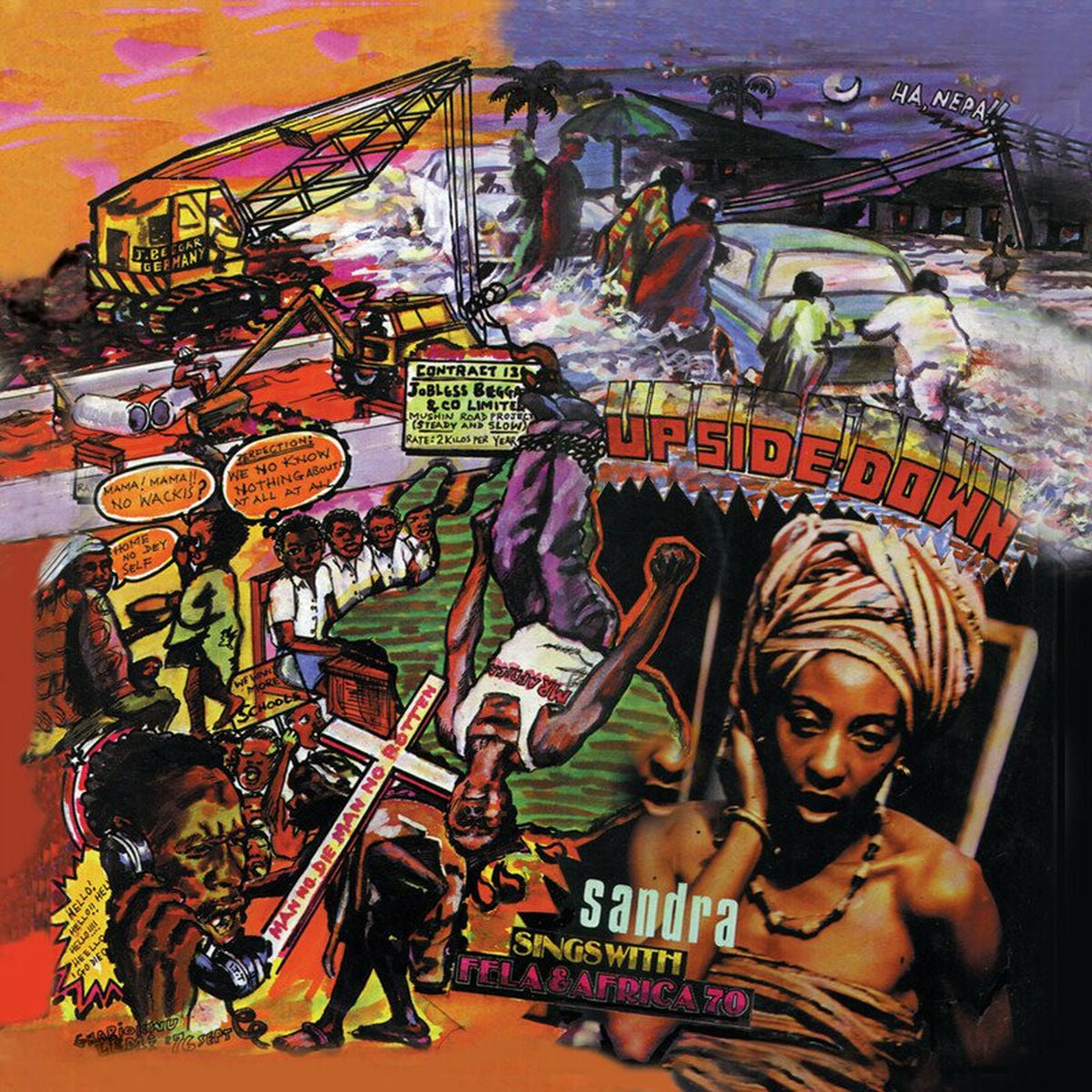 Fela Kuti – Upside Down vinyl record cover