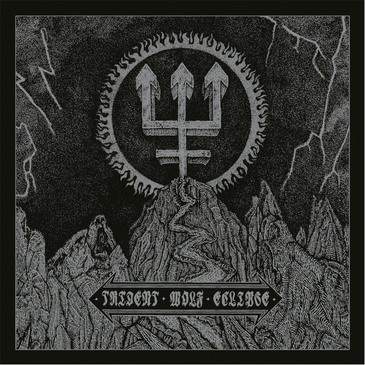 Watain – Trident Wolf Eclipse vinyl record cover