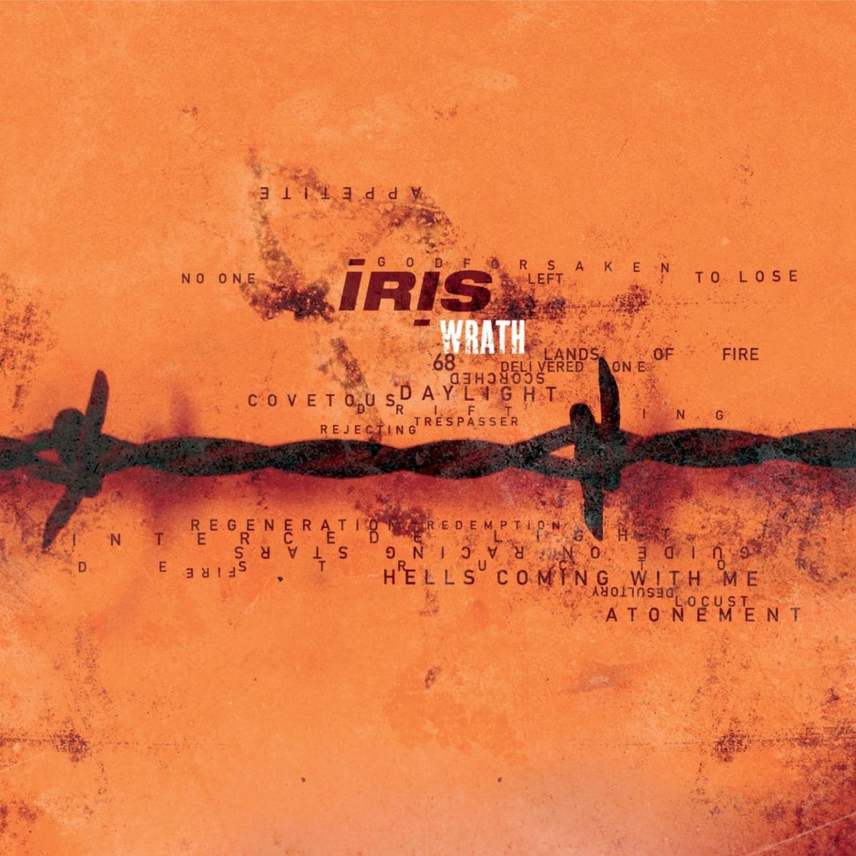 IRIS – Wrath vinyl record cover