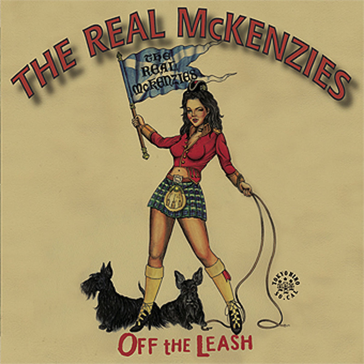 The Real McKenzies – Off The Leash vinyl cover
