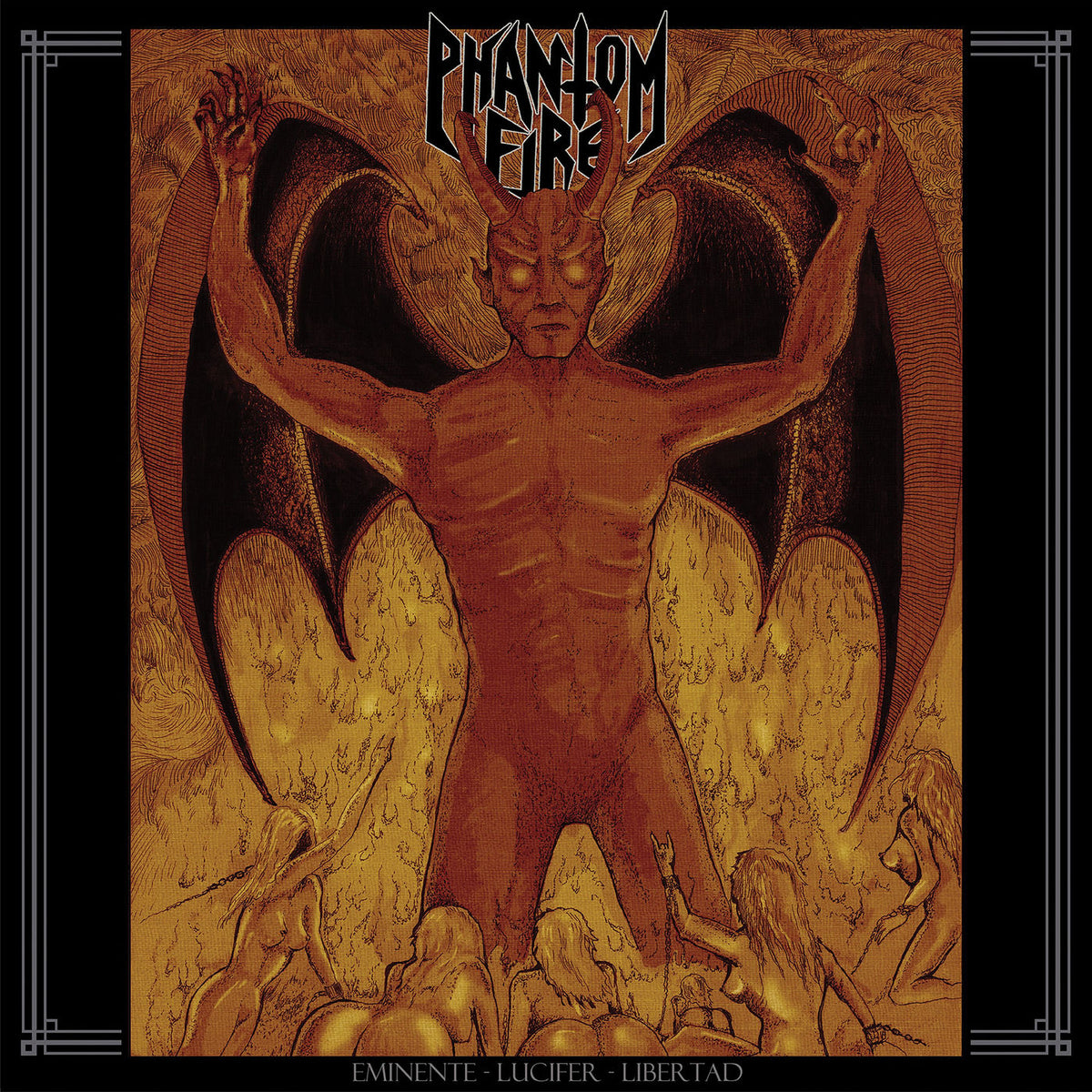 Phantom Fire – Eminente Lucifer Libertad vinyl record cover