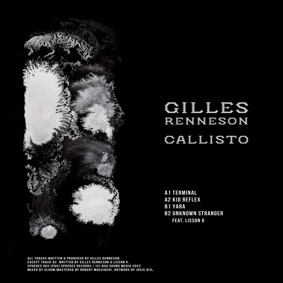 Gilles Renneson – Callisto vinyl record cover