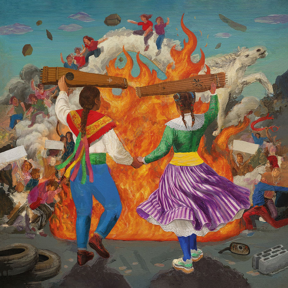 Cocanha – Flame Folclòre vinyl record cover