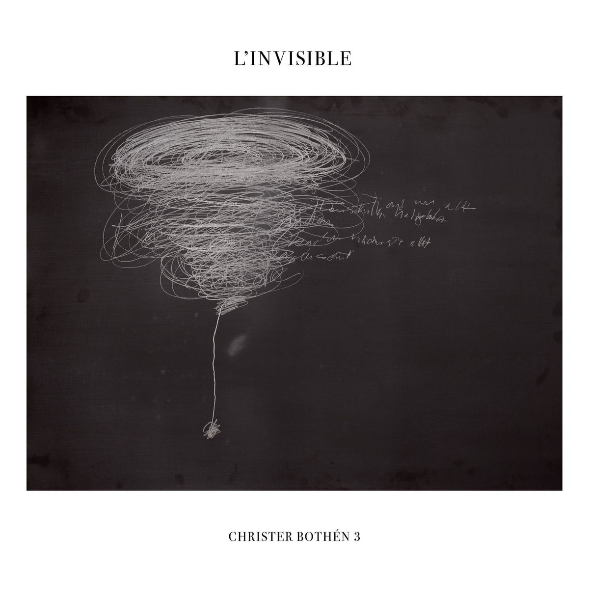 Christer Bothen – L'Invisible vinyl record cover