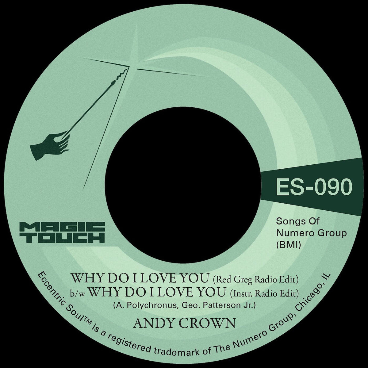 Andy Crown – Why Do I Love You (Red Greg Edit) b/w Why Do I Love You (Instrumental) vinyl cover