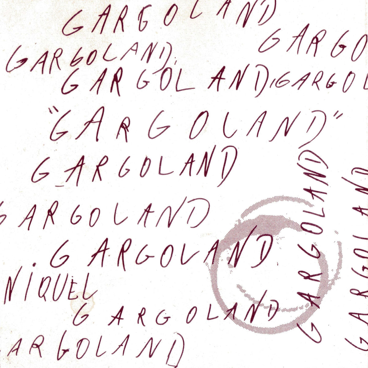 Niquel – Gargoland vinyl record cover