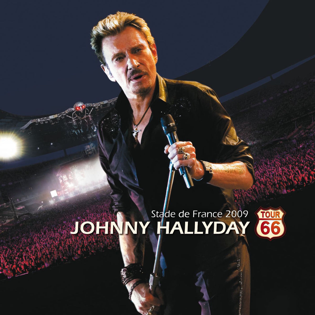 Johnny Hallyday – Tour 66 (Live au Stade de France 2009) vinyl cover