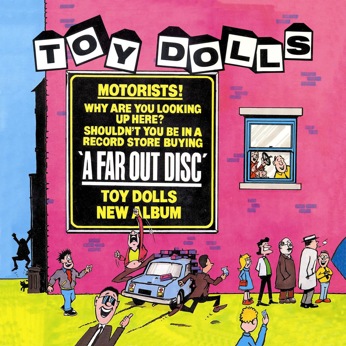 The Toy Dolls – A Far Out Disc vinyl record cover
