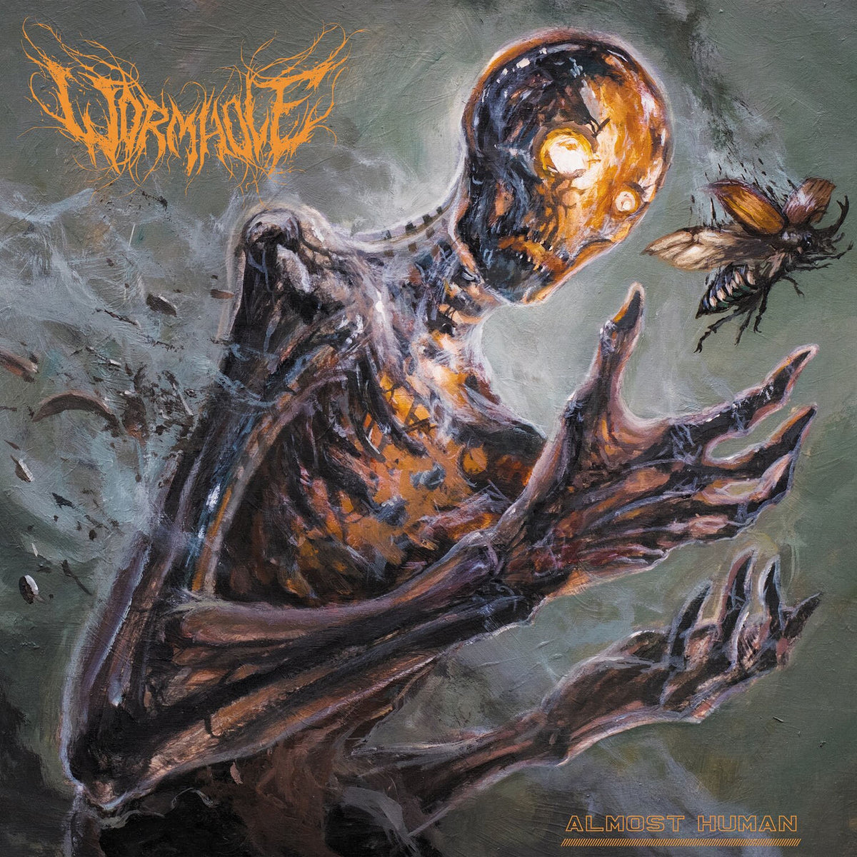 Wormhole – Almost Human (Coloured Vinyl) vinyl record cover