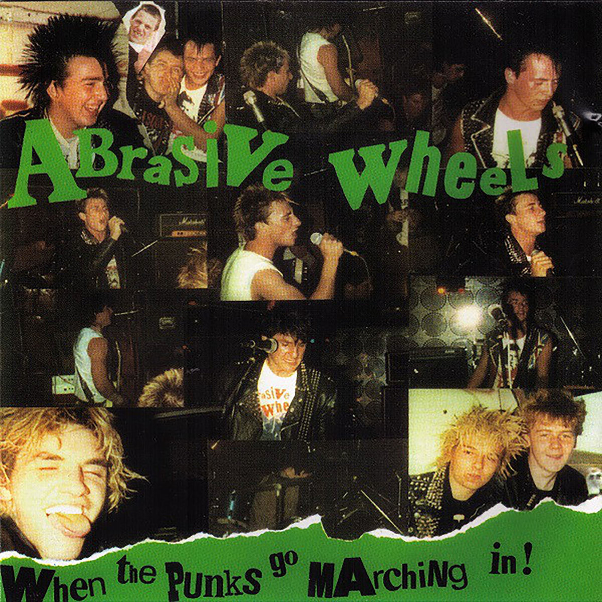Abrasive Wheels – When The Punks Go Marching In vinyl record cover