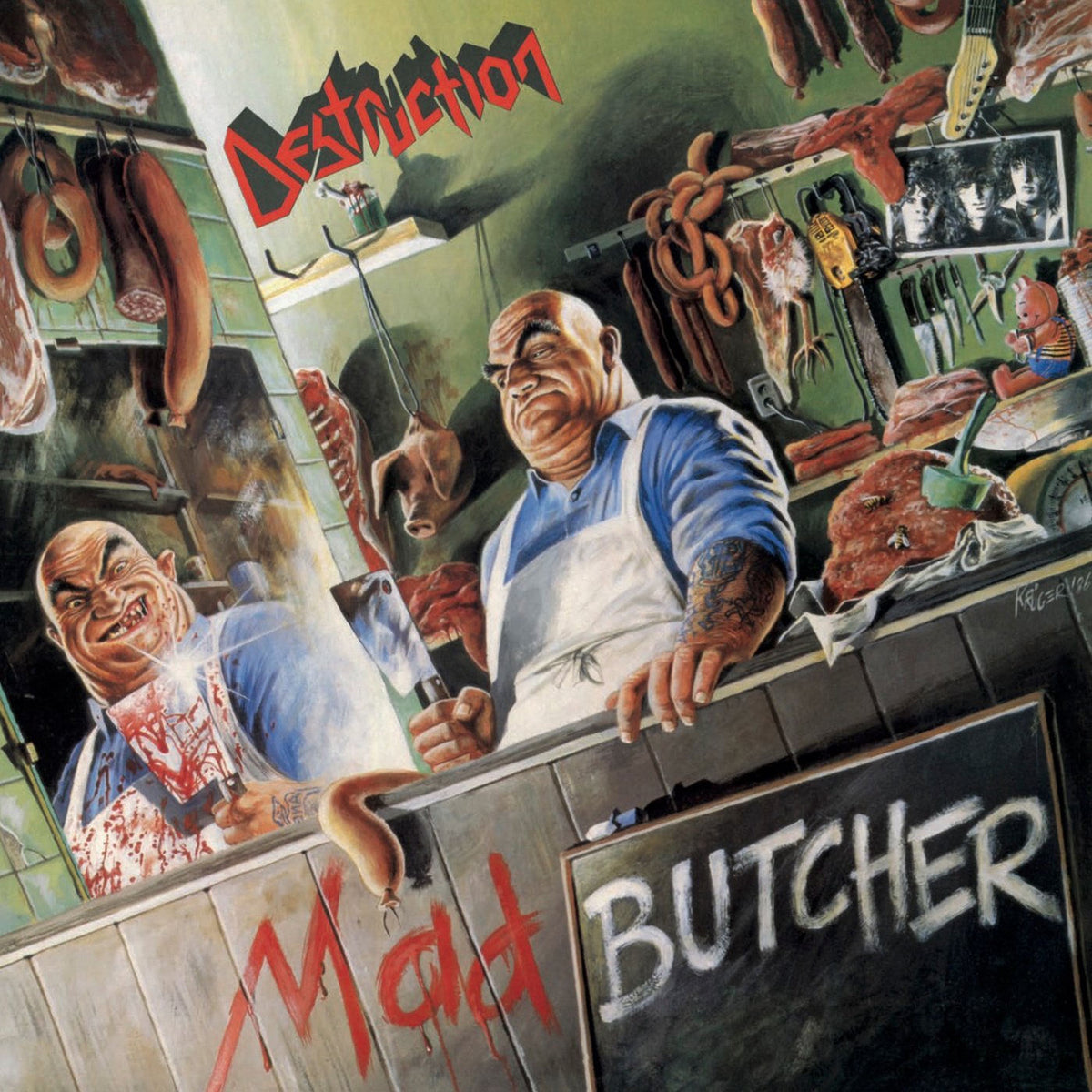 Destruction – Mad Butcher (Picture Disc) vinyl record cover