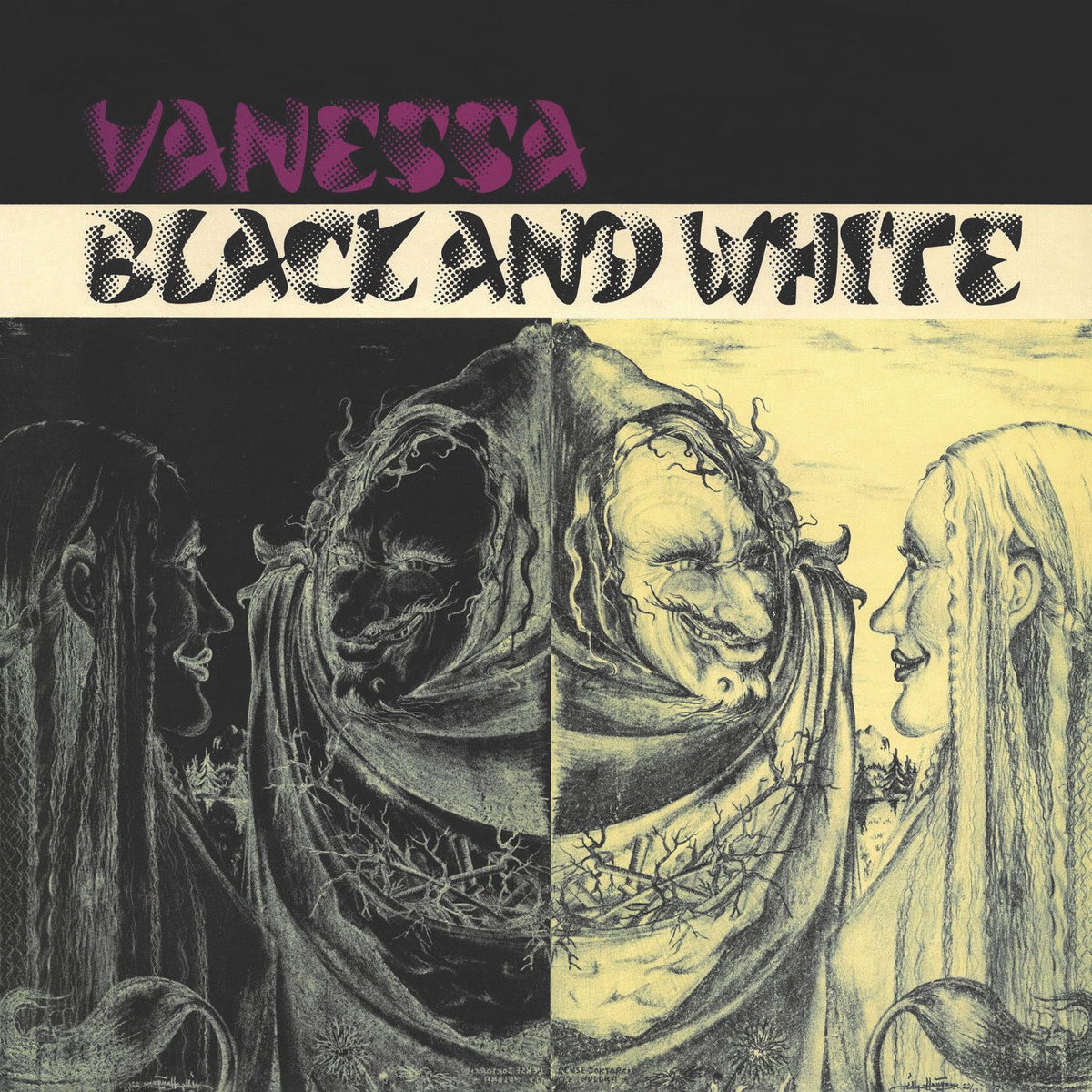 Vanessa – Black and White vinyl record cover