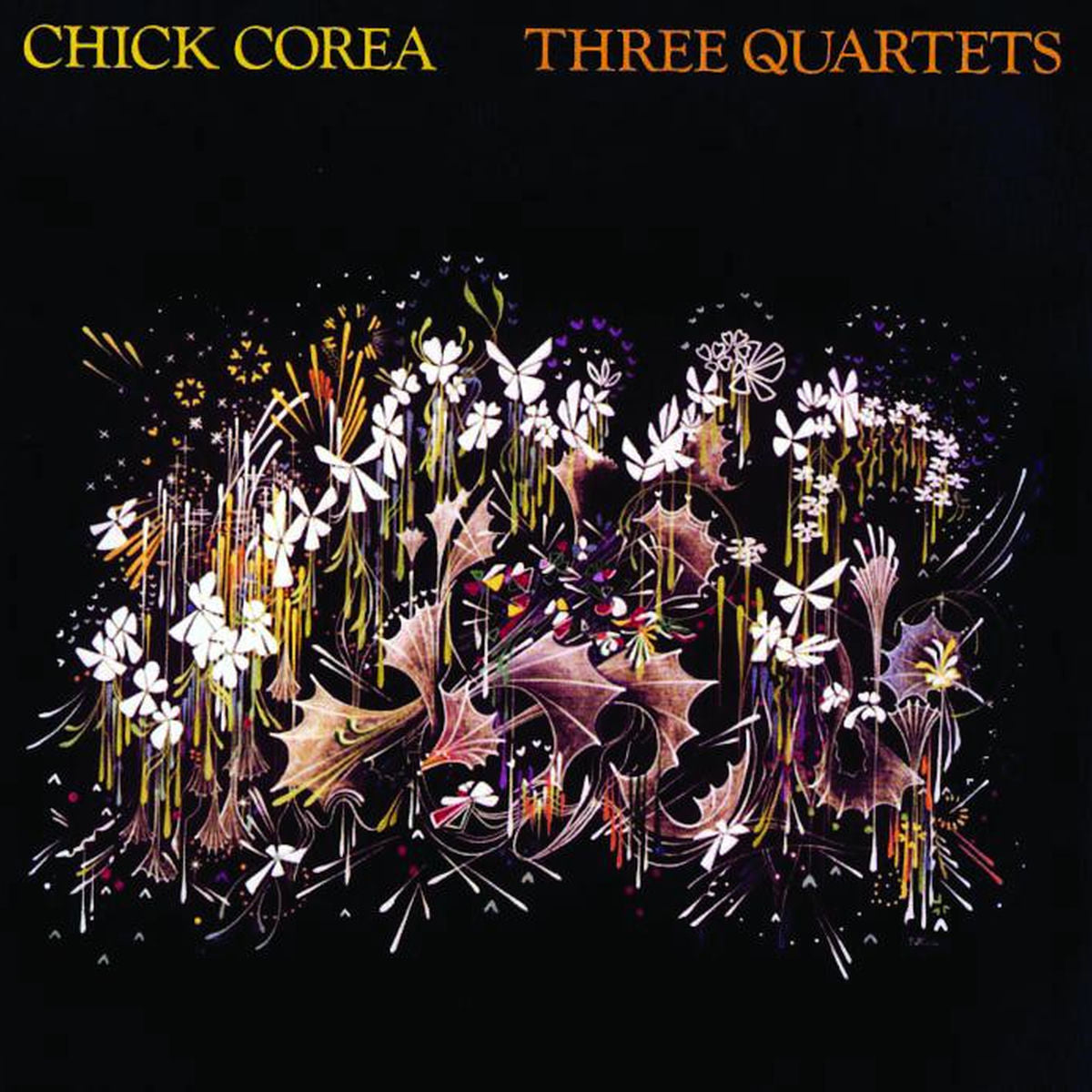 Chick Corea – Three Quartets vinyl record cover
