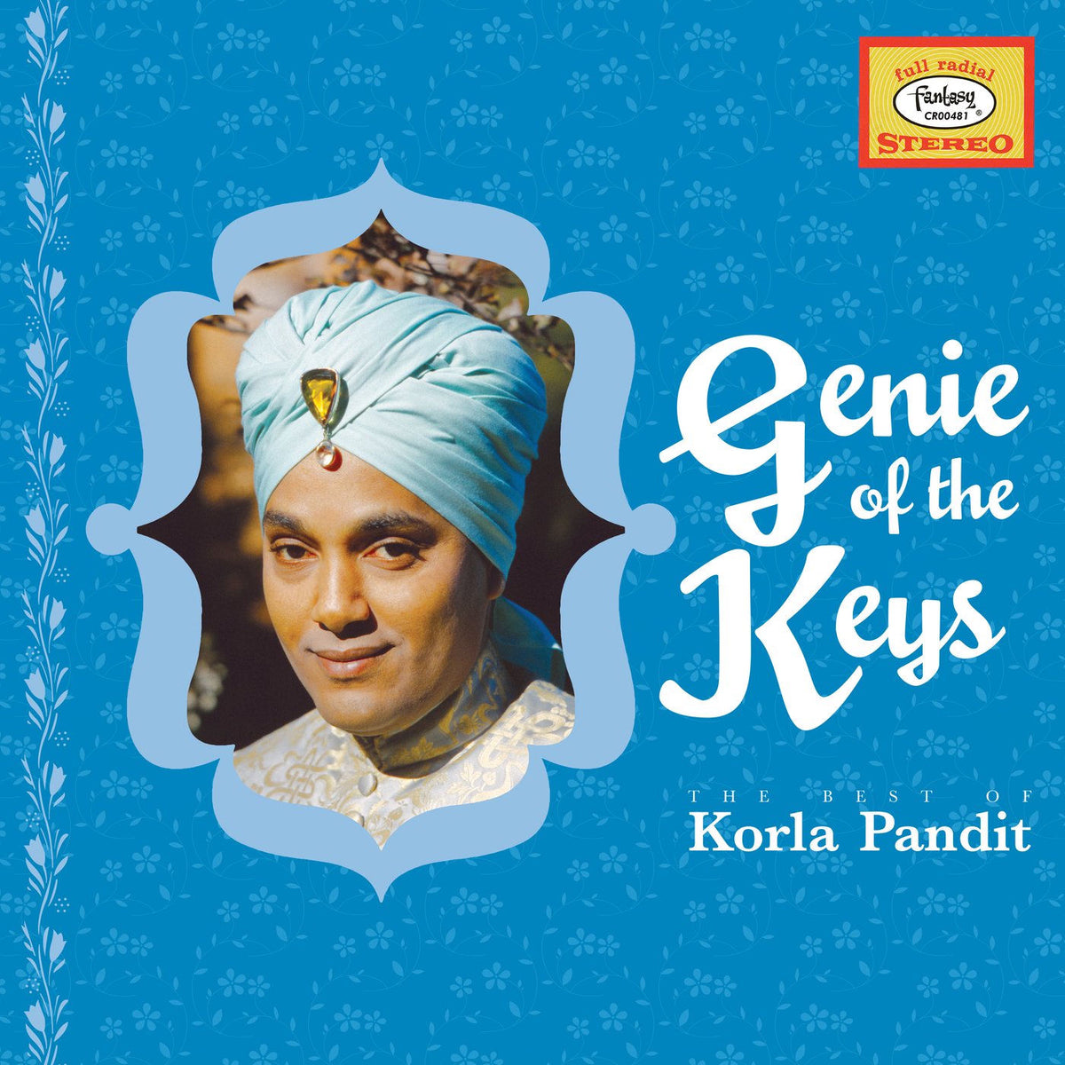 Korla Pandit – Genie Of The Keys: The Best Of Korla Pandit (Opaque Blue Vinyl) vinyl record cover