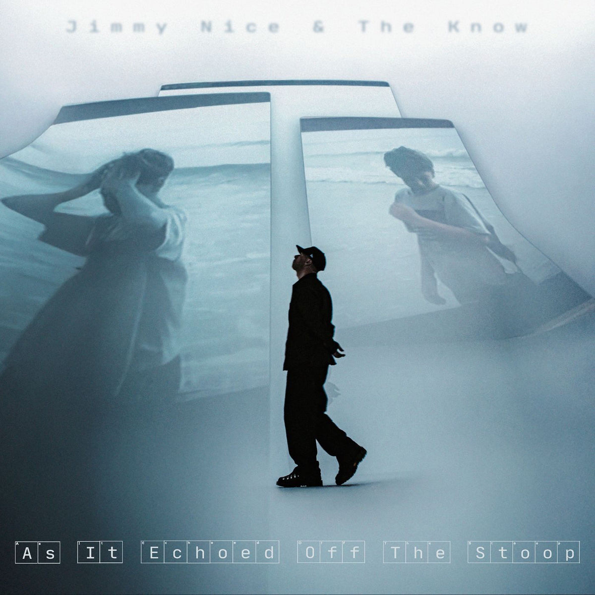 Jimmy Nice & The Know – As It Echoed Off The Stoop (BLACK LP) vinyl record cover