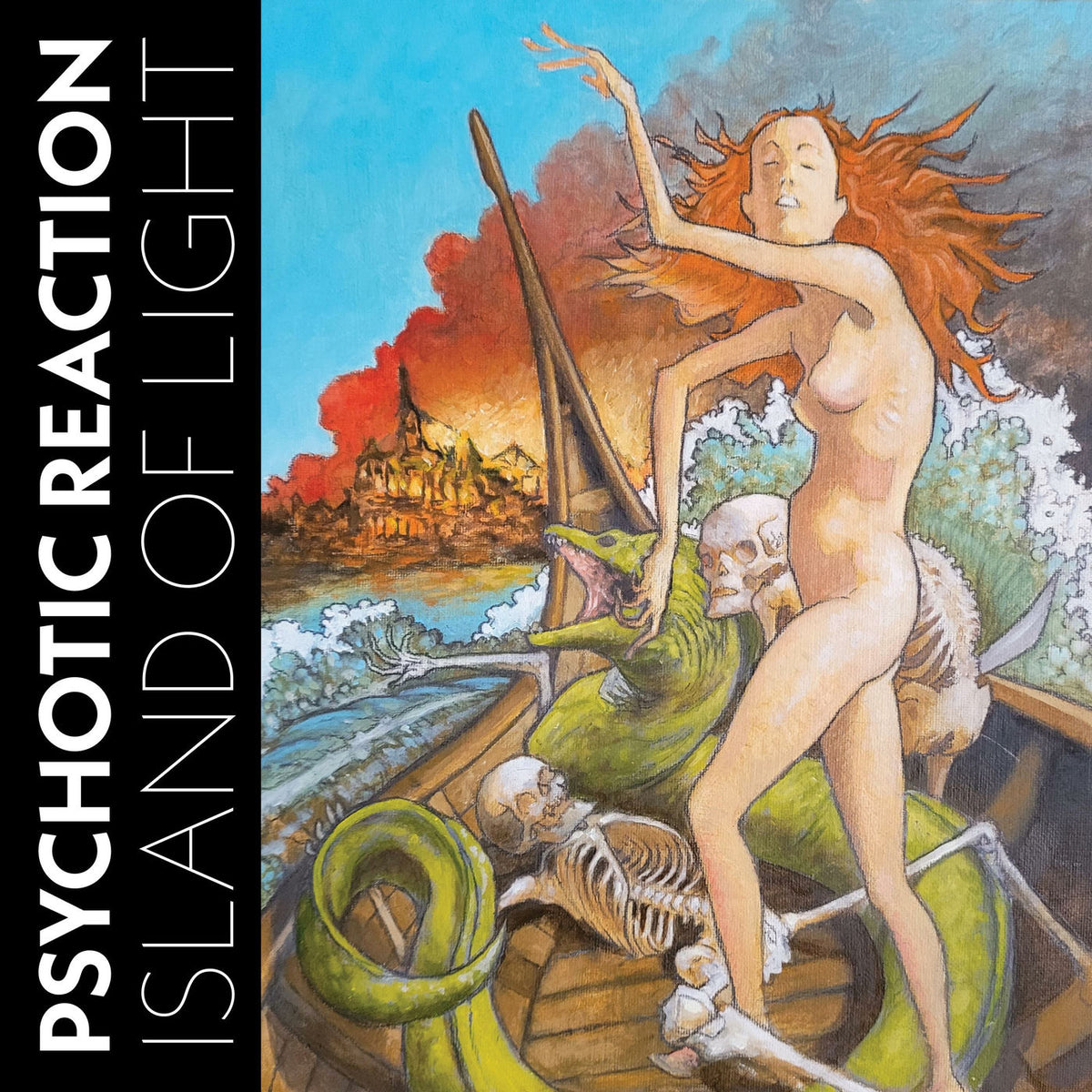 Psychotic Reaction – Island Of Light (Coloured Vinyl) vinyl record cover