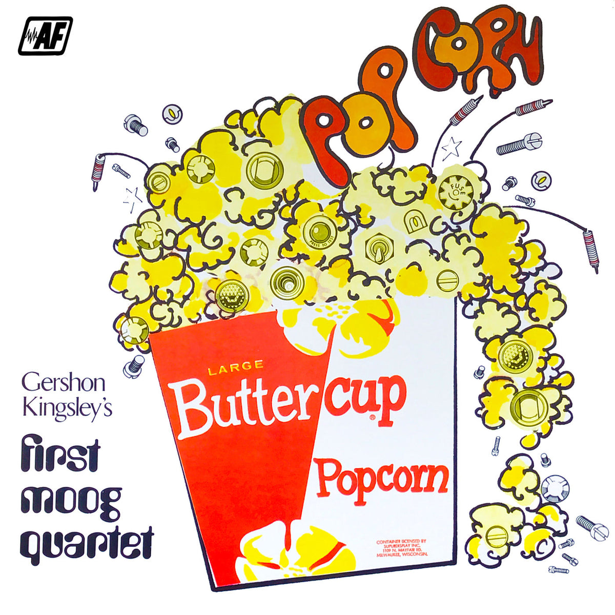 Gershon Kingsley – Popcorn vinyl record cover
