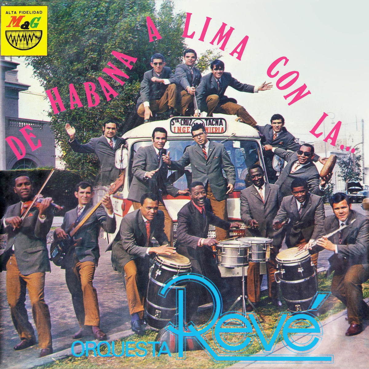 Orquesta Reve – De Habana A Lima Con La Orquesta Reve vinyl record cover