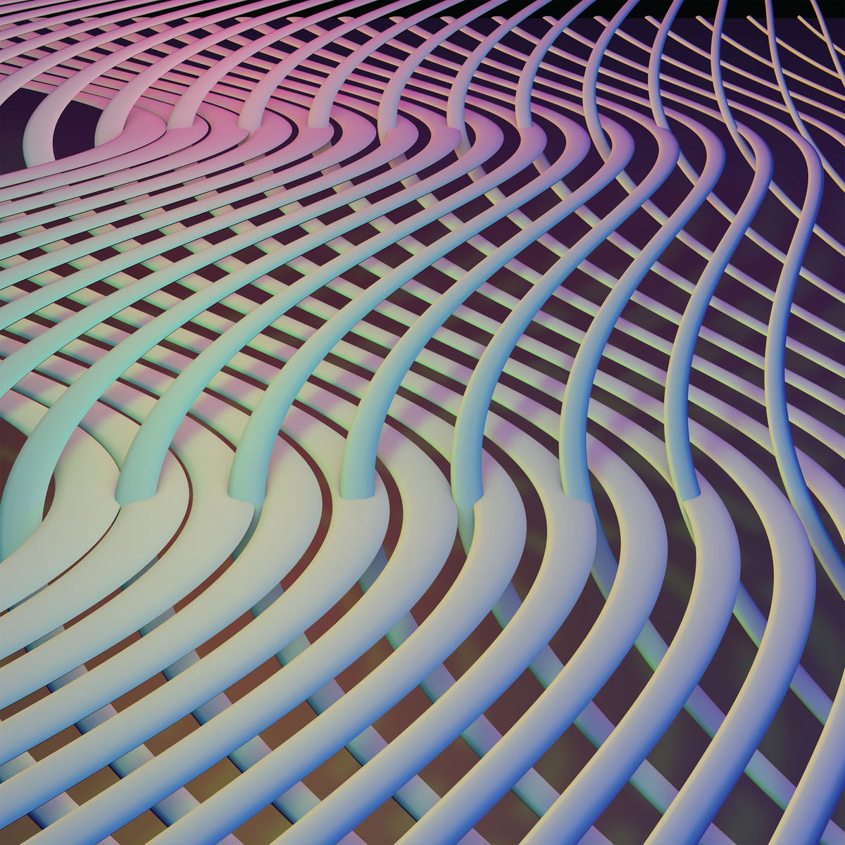 Steve Hauschildt – Strands vinyl cover