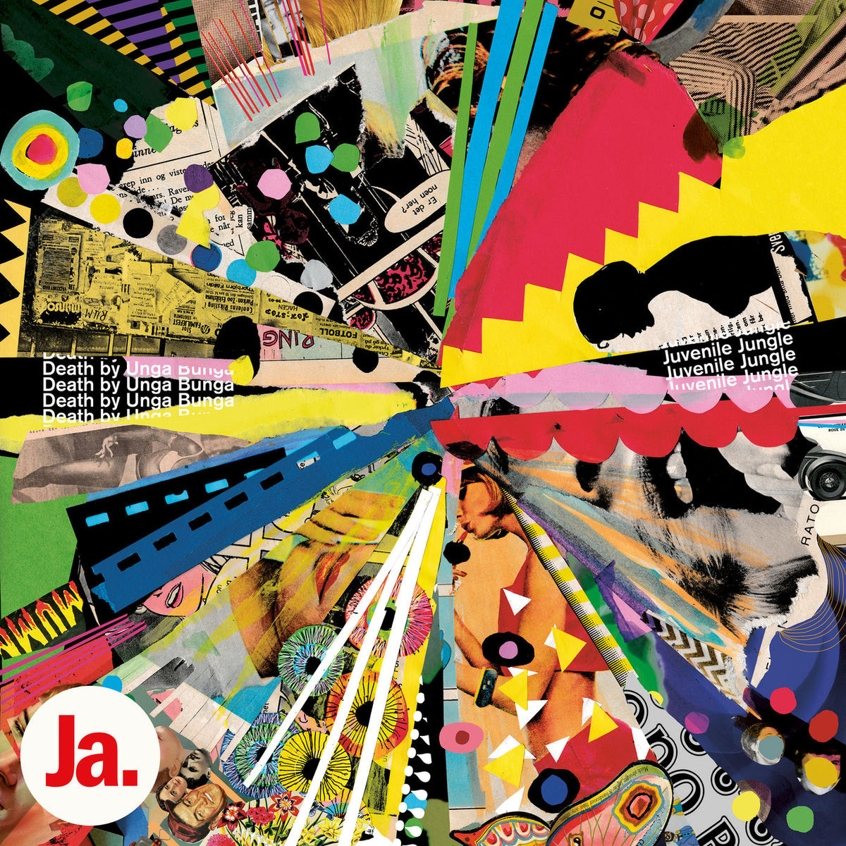 Death By Unga Bunga – Juvenile Jungle vinyl record cover