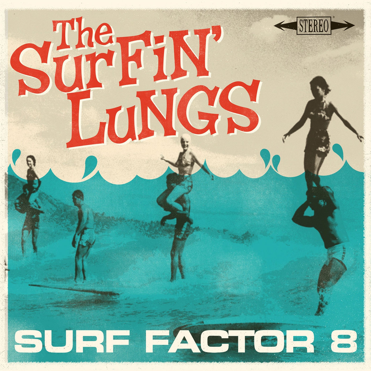 Surfin' Lungs – Surf Factor 8 vinyl record cover