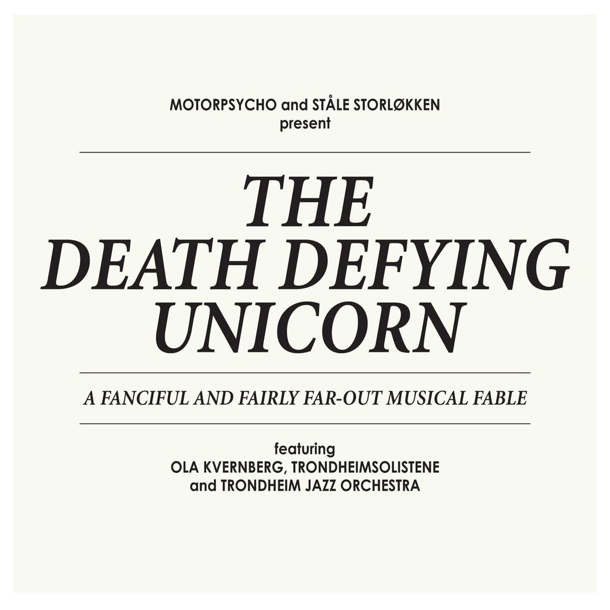 Motorpsycho – The Death Defying Unicorn vinyl cover