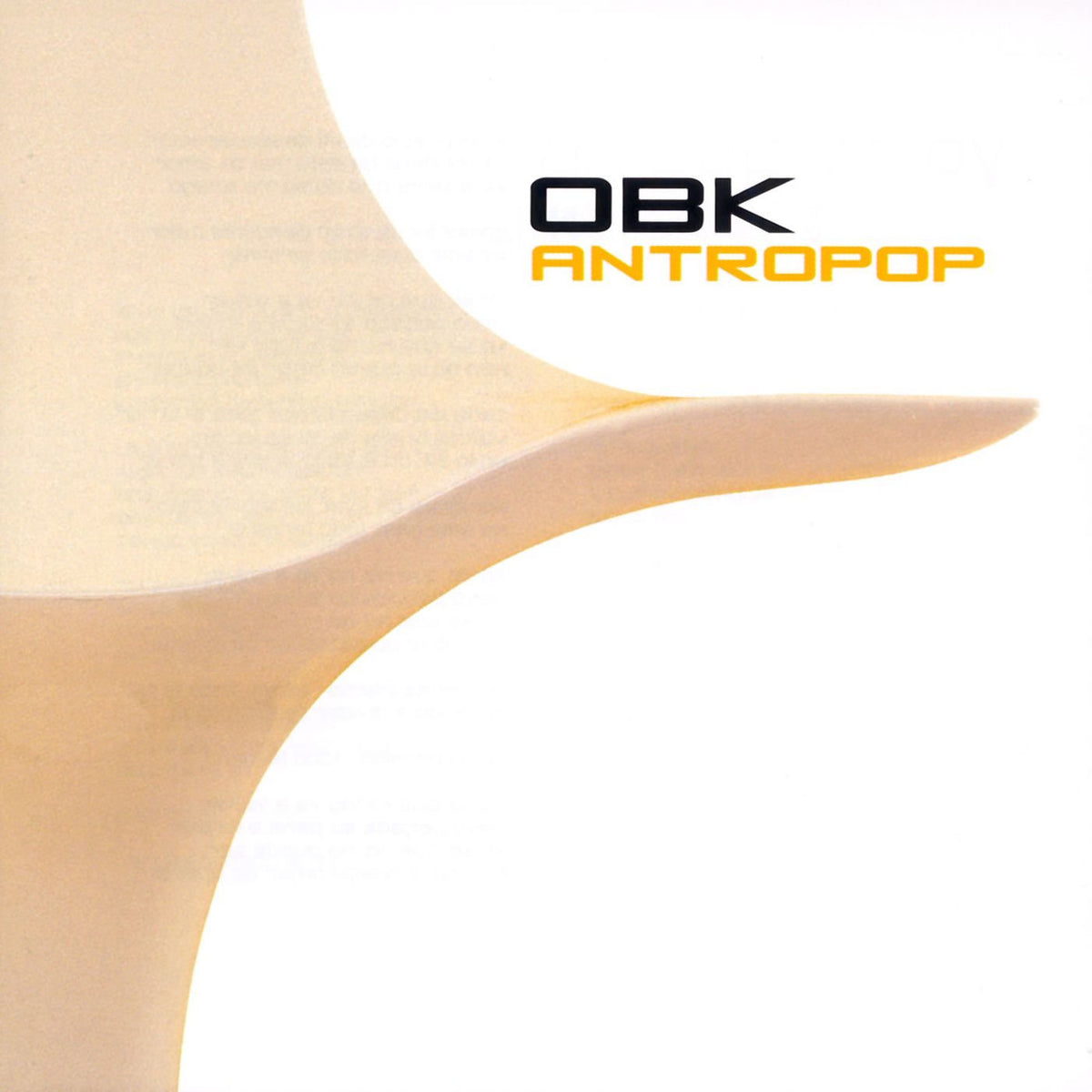OBK – Antropop vinyl record cover