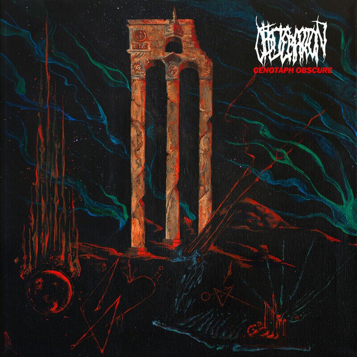 Obliteration – Cenotaph.. -Coloured- vinyl record cover