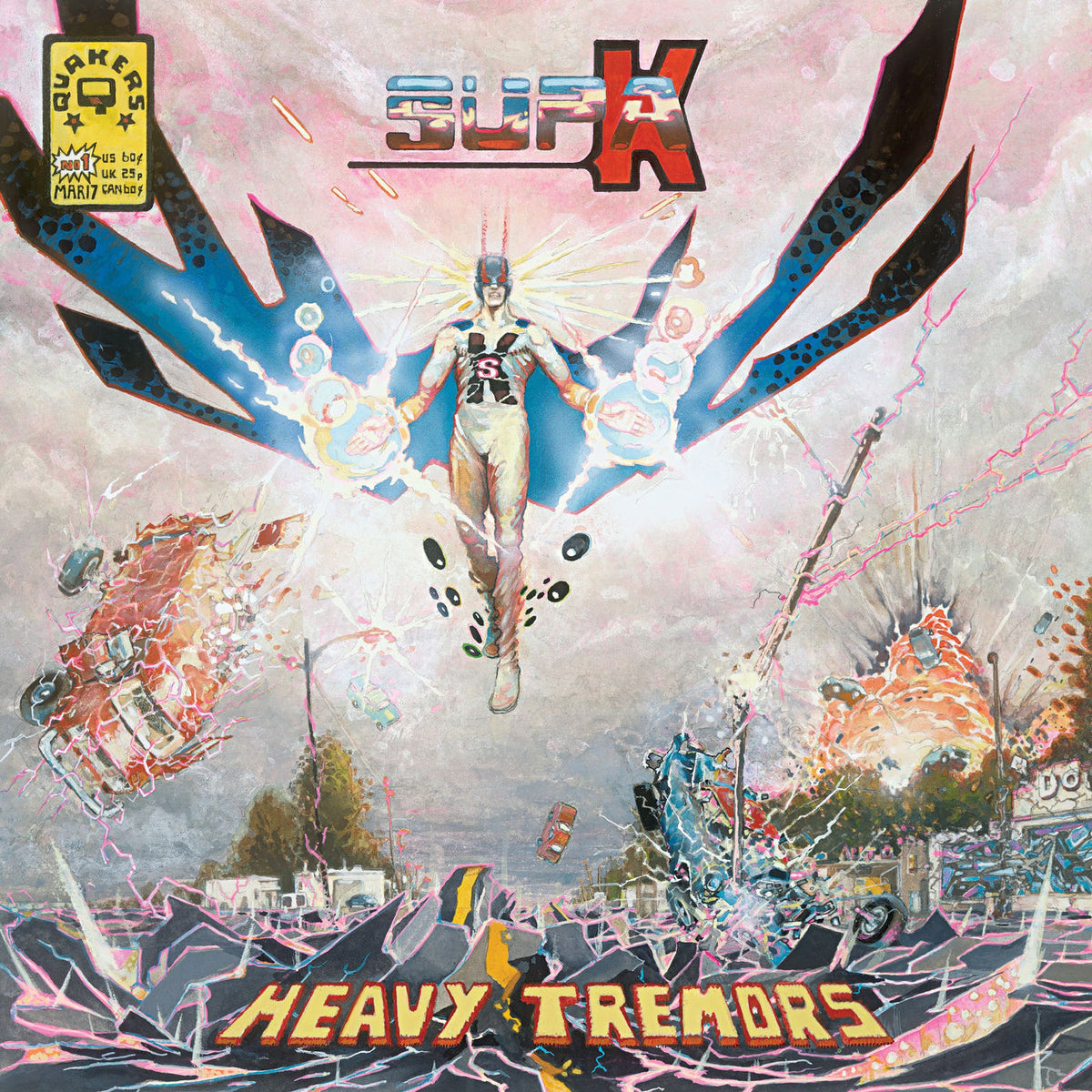 Quakers – Supa K: Heavy Tremors vinyl record cover