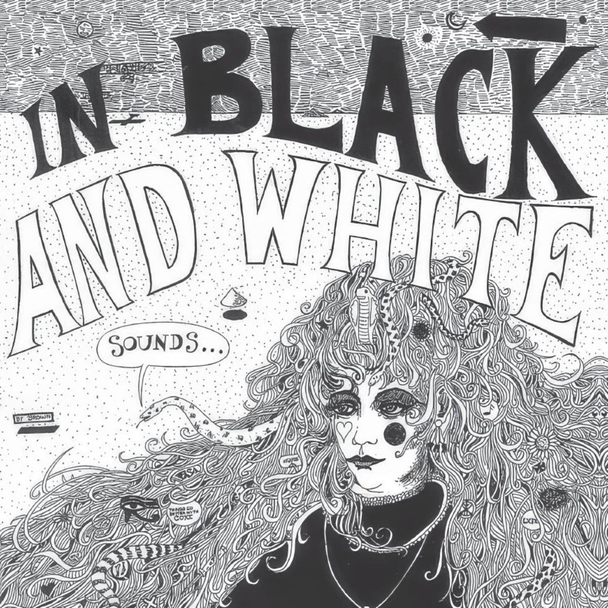 In Black And White – Nowhere This Time / How Can I Make It vinyl record cover