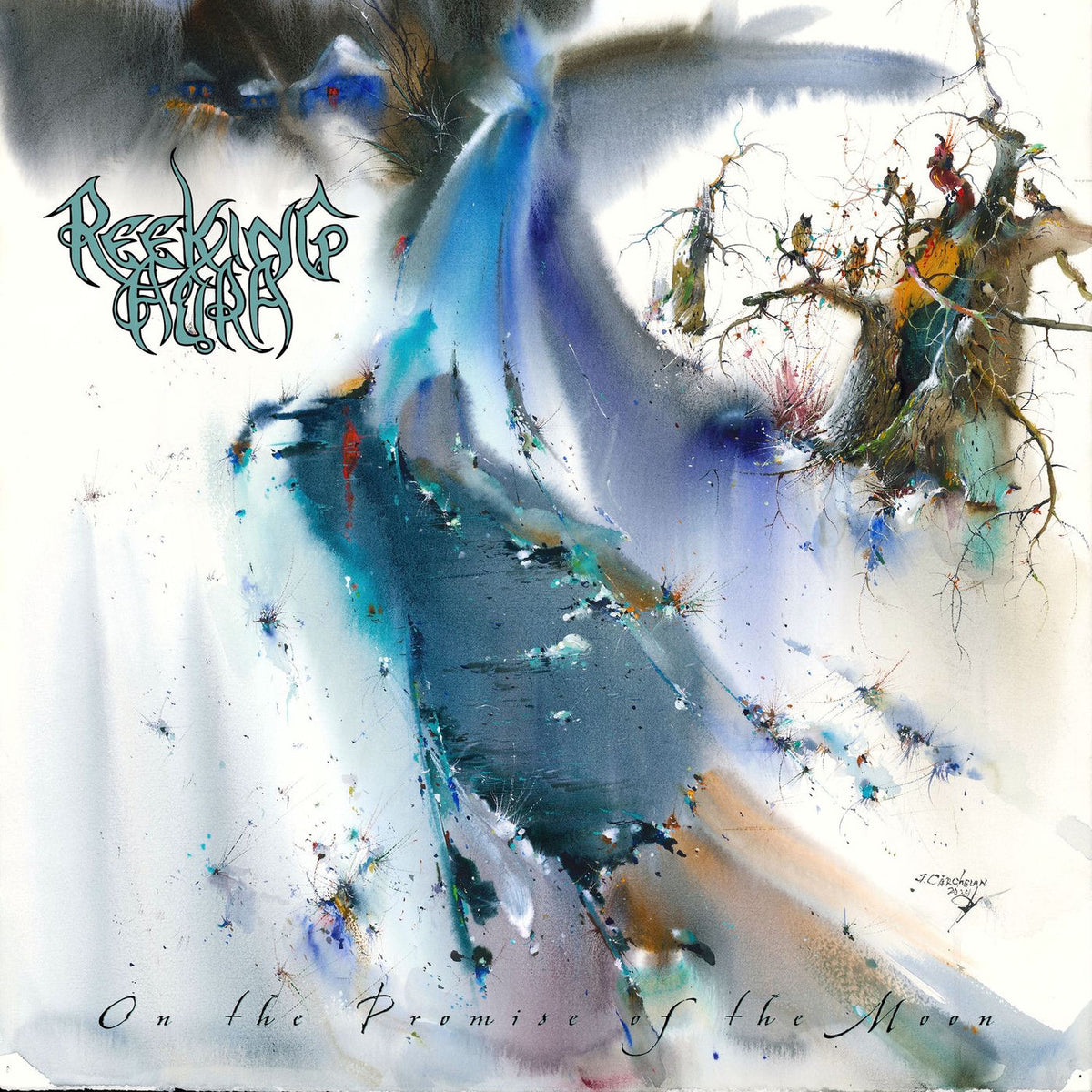 Reeking Aura – On the Promise of the Moon vinyl record cover