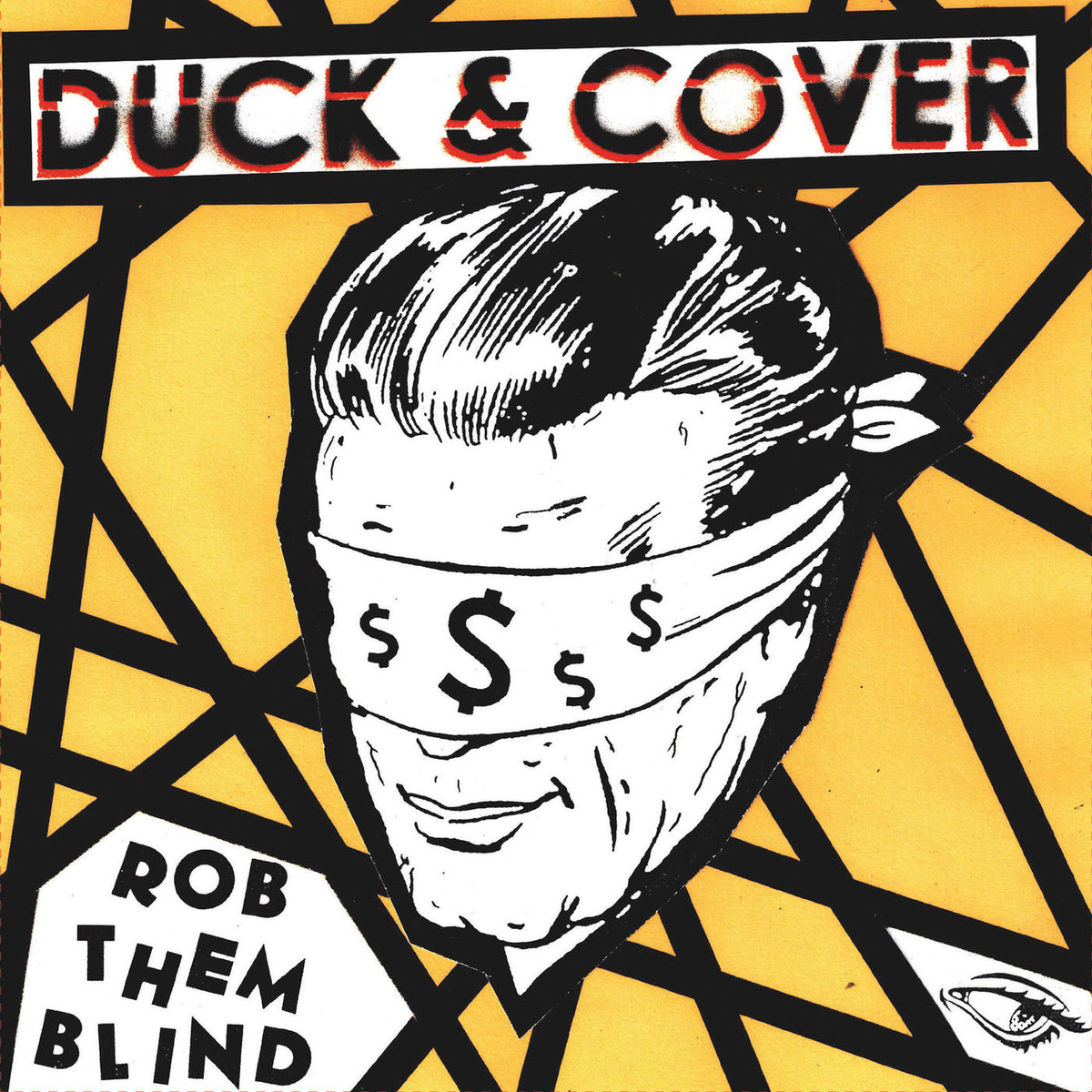 Duck & Cover – Rob Them Blind vinyl record cover