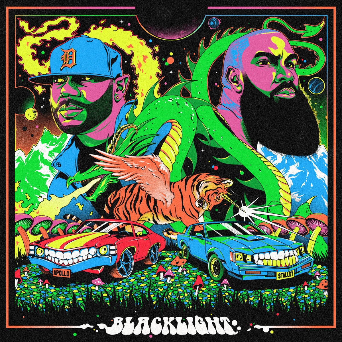 Apollo Brown – Blacklight vinyl cover