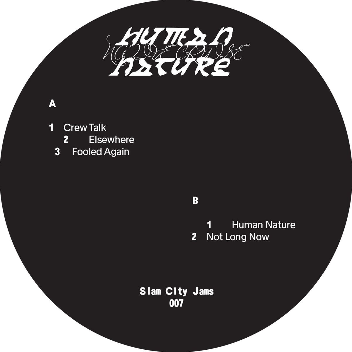 Native Cruise – Human Nature EP vinyl cover