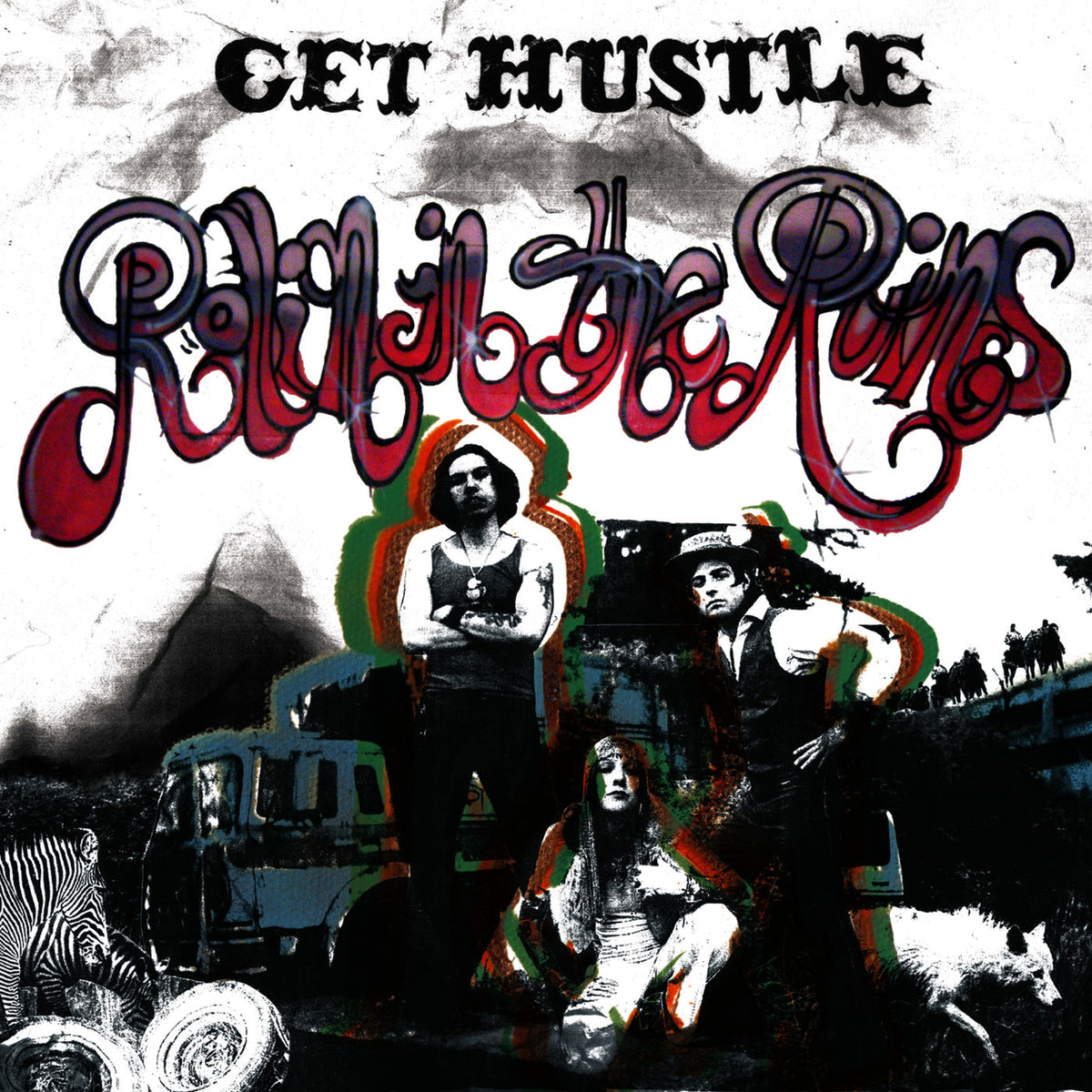 Get Hustle – Rollin' in the Ruins vinyl record cover