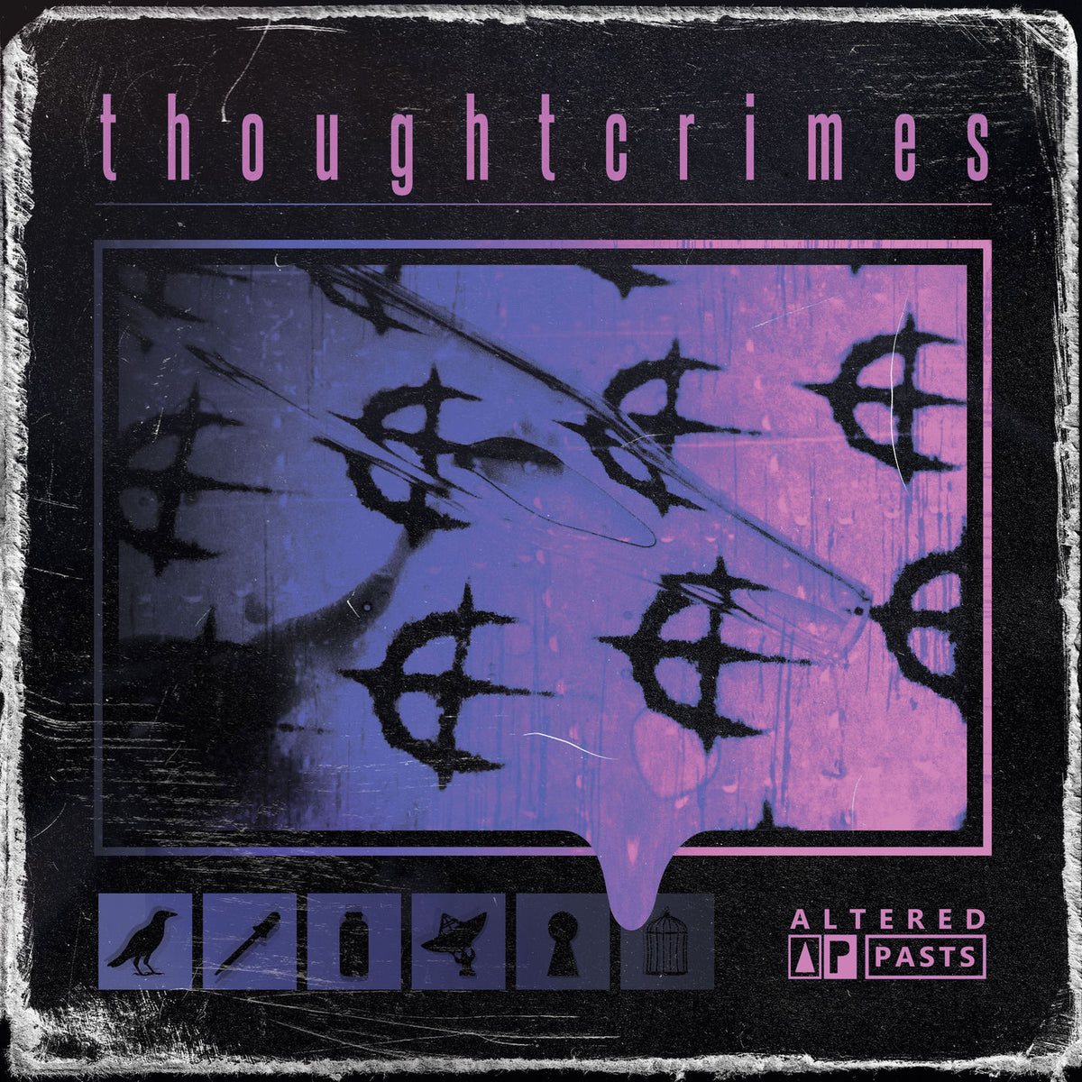 Thoughtcrimes – Altered Pasts (Half Hot Pink/Half Neon Violet Vinyl) (Indies) vinyl record cover