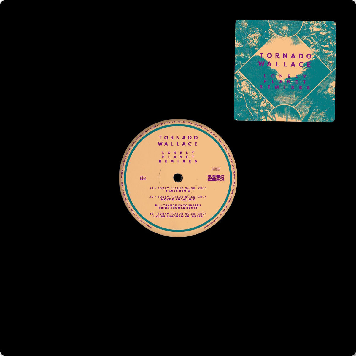 Tornado Wallace – Lonely Planet Remixes vinyl cover