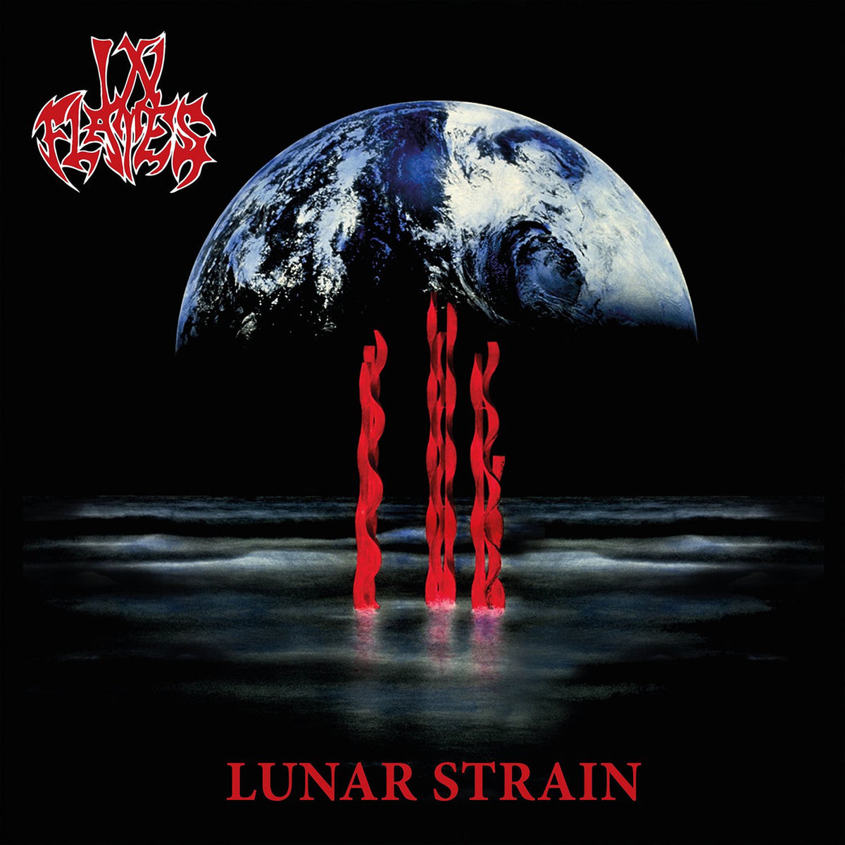 In Flames – Lunar Strain vinyl record cover