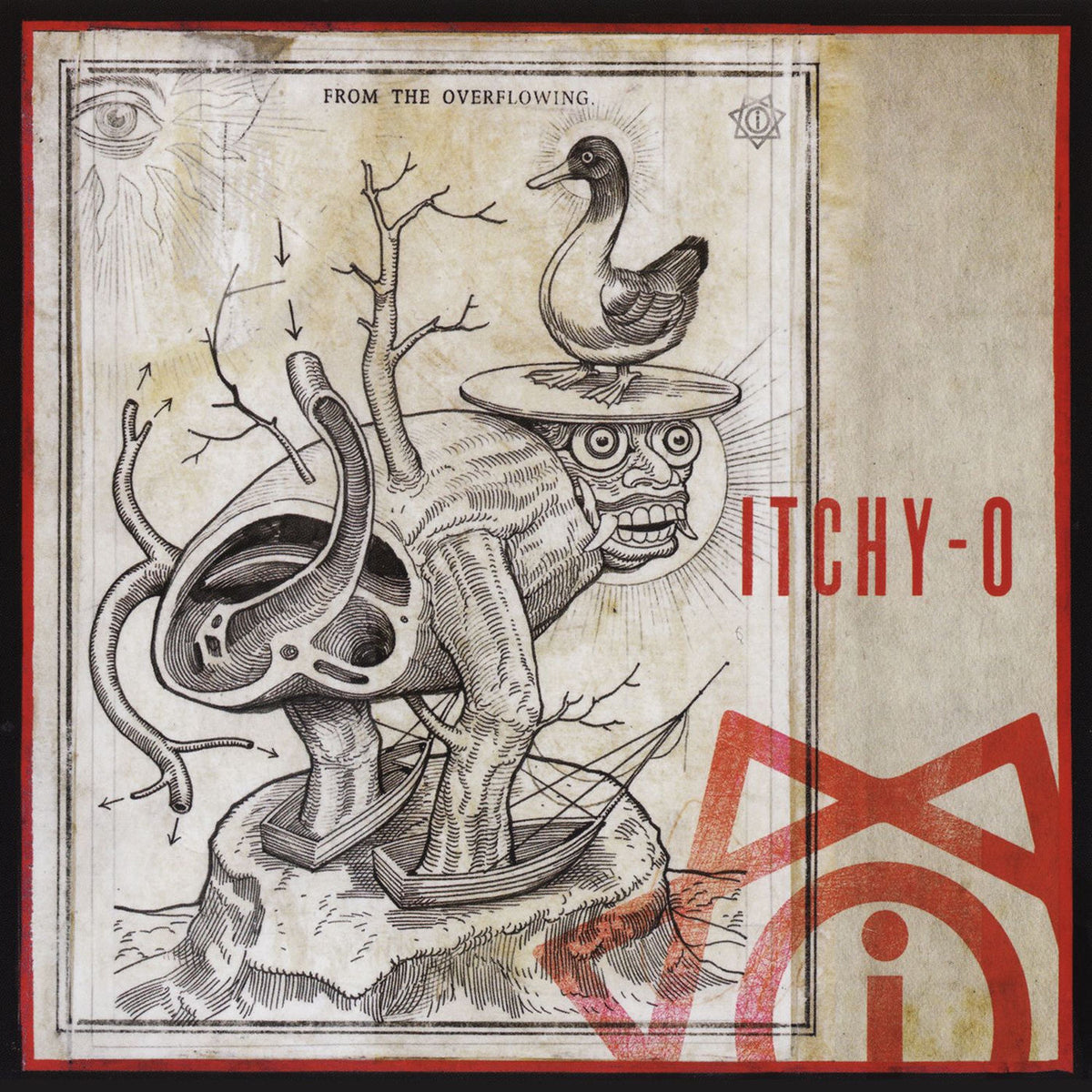 Itchy-O – From The Overflowing vinyl record cover