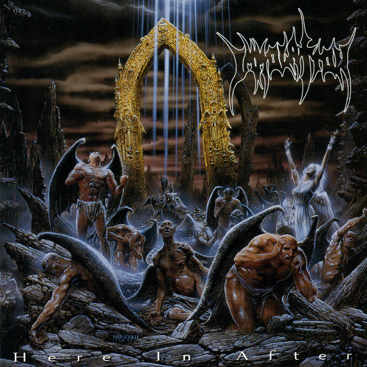 Immolation – Here in After vinyl record cover