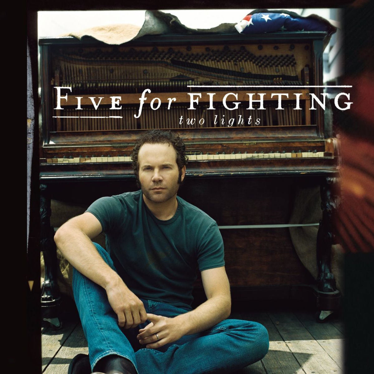 Five for Fighting – Two Lights vinyl record cover