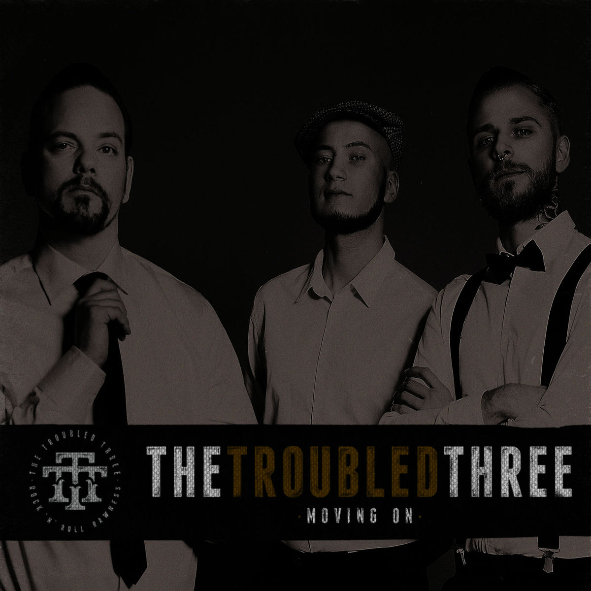 Troubled Three – Moving On vinyl record cover