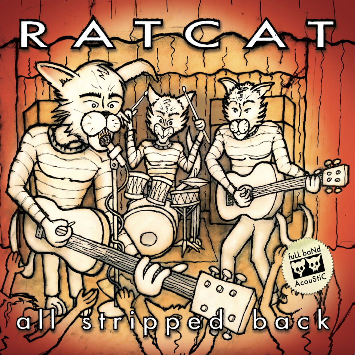 Ratcat – All Stripped Back vinyl record cover