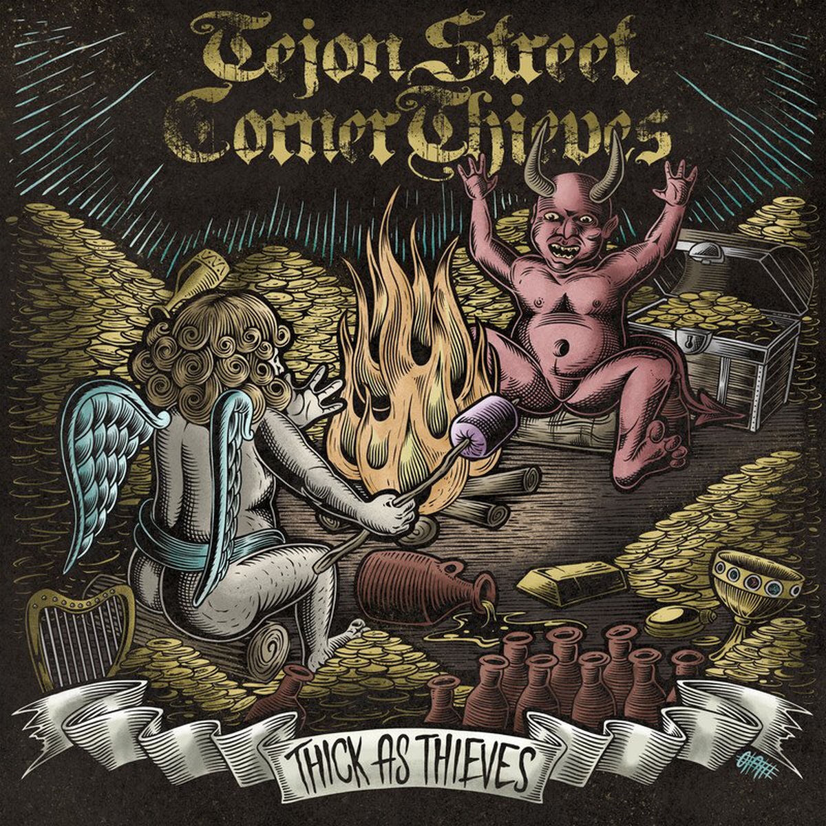 Tejon Street Corner Thieves – Thick As Thieves vinyl record cover