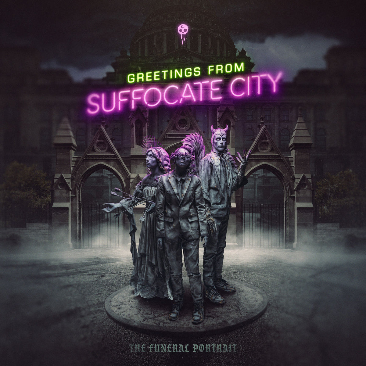 The Funeral Portrait – Greetings from Suffocate City vinyl record cover